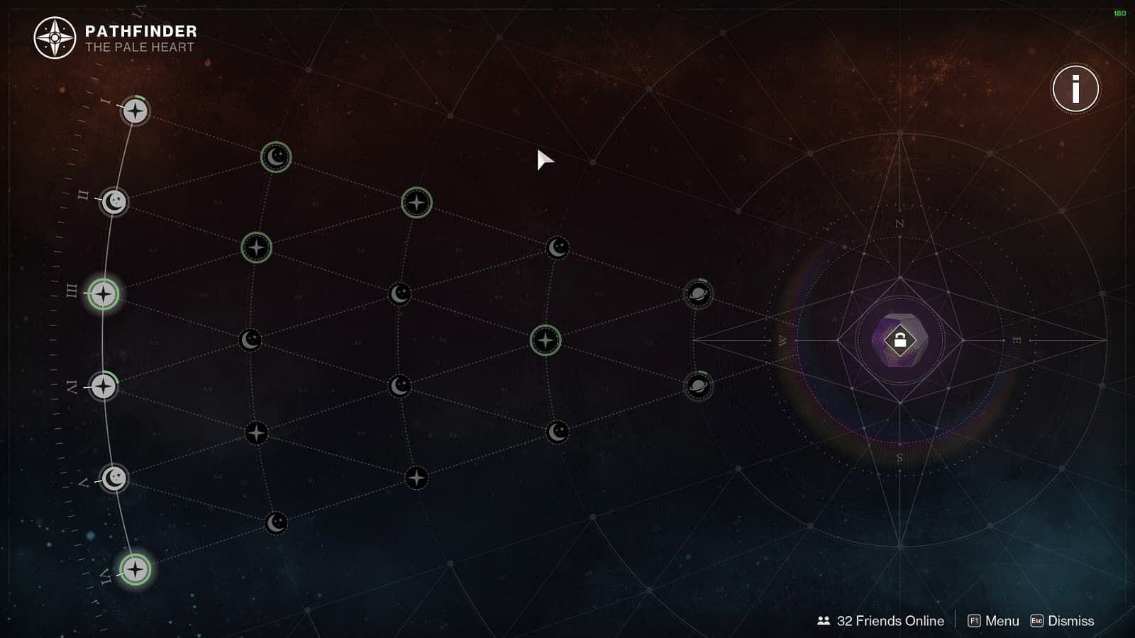 Destination Pathfinder is limited to Pale Heart (Image via Bungie)