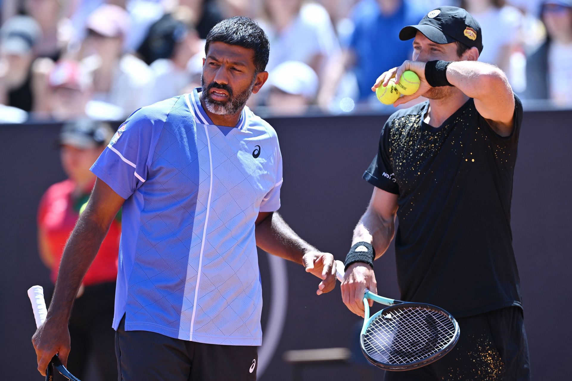 Rohan Bopanna and Matthew Ebden are the second seeds at the French Open. (Photo: Getty)