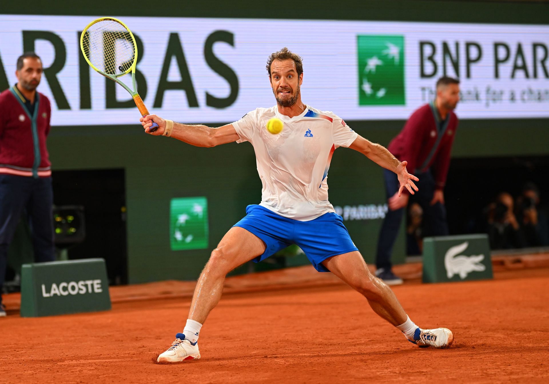 Richard Gasquet at the 2024 French Open. (Photo: Getty)