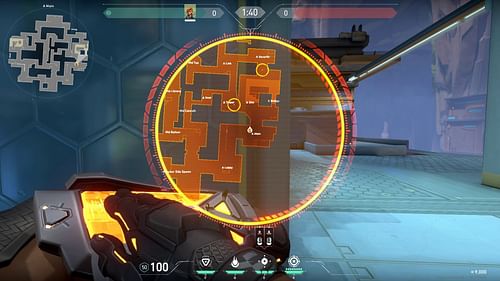 Abyss A site attacking smokes tactical map view (Image via Riot Games)