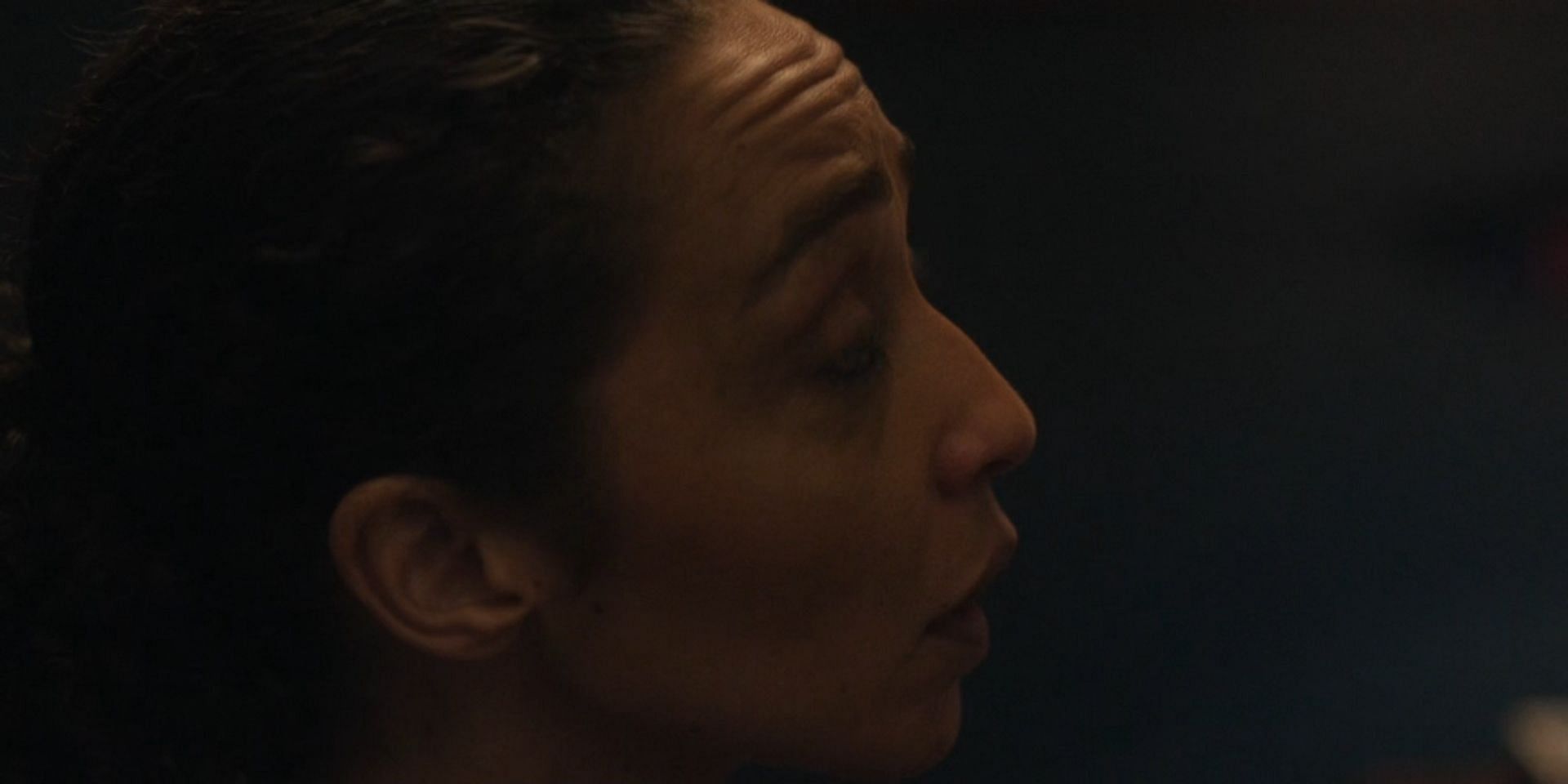 Ruth Negga as Barbara Sabich in a still from Presumed Innocent (Image via Apple TV+ / E4 03:09)