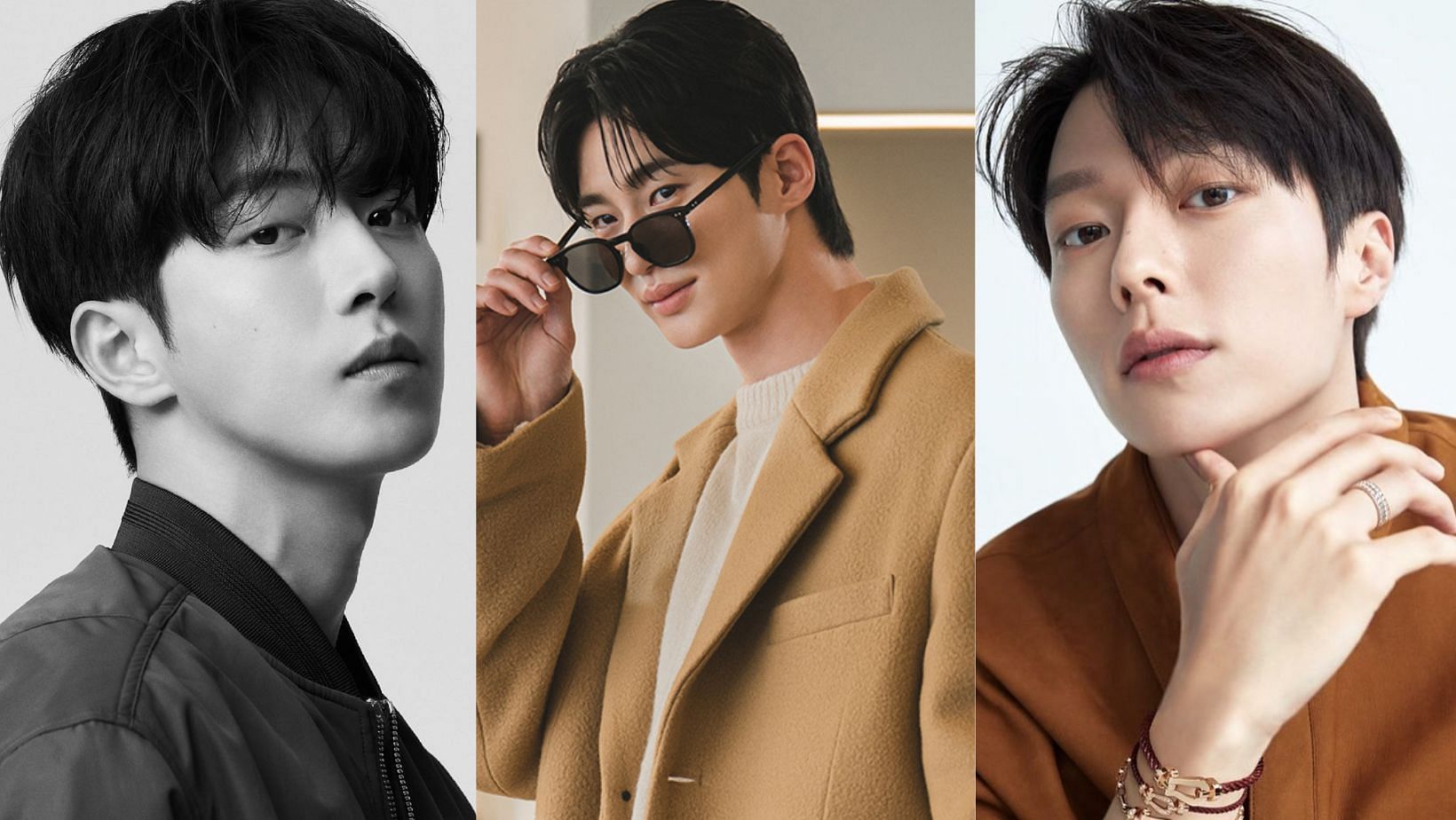 Byeon Woo-seok addresses feelings about peers Jang Ki-yong and Nam Joo-hyuk gaining fame earlier than him. (Images via X/@CJnDrama and Instagram/@skawngur, @juanxkui)