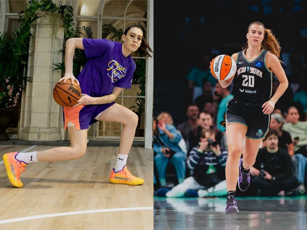 Nike Sabrina 2 vs Puma Stewie 3: Colorways, price, features, and more compared for Sabrina Ionescu and Breanna Stewart&rsquo;s basketball shoes (Image via Puma / @nikebasketball / Instagram)