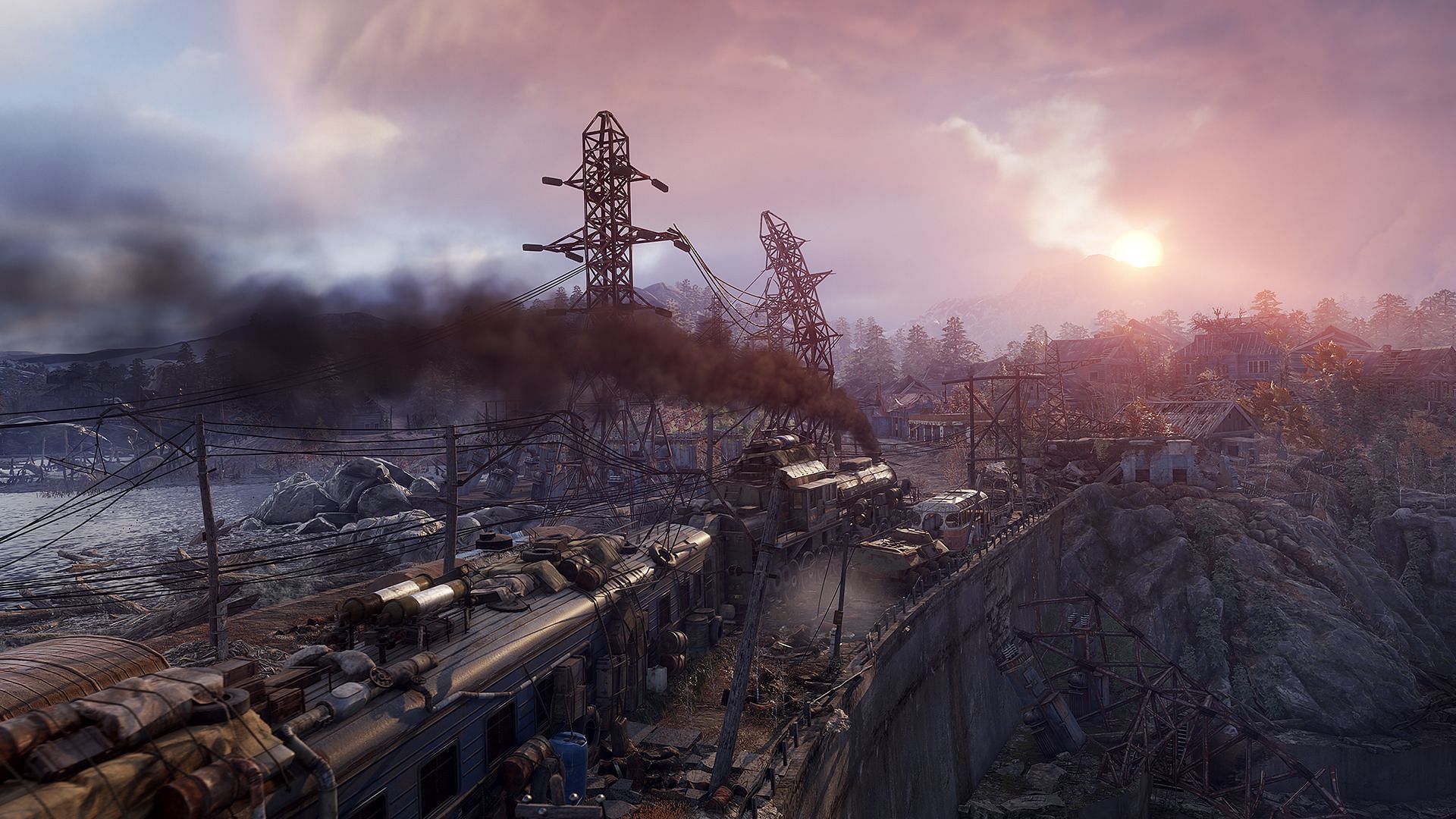 Metro Exodus is set in a world ravaged by nuclear war (Image via Deep Silver)