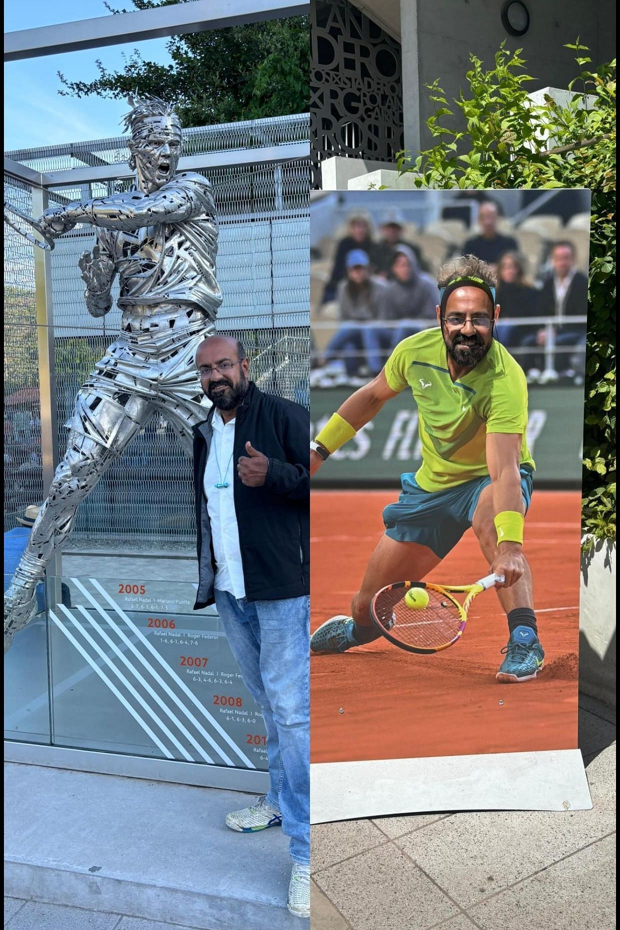 Pictures from the 2024 French Open grounds