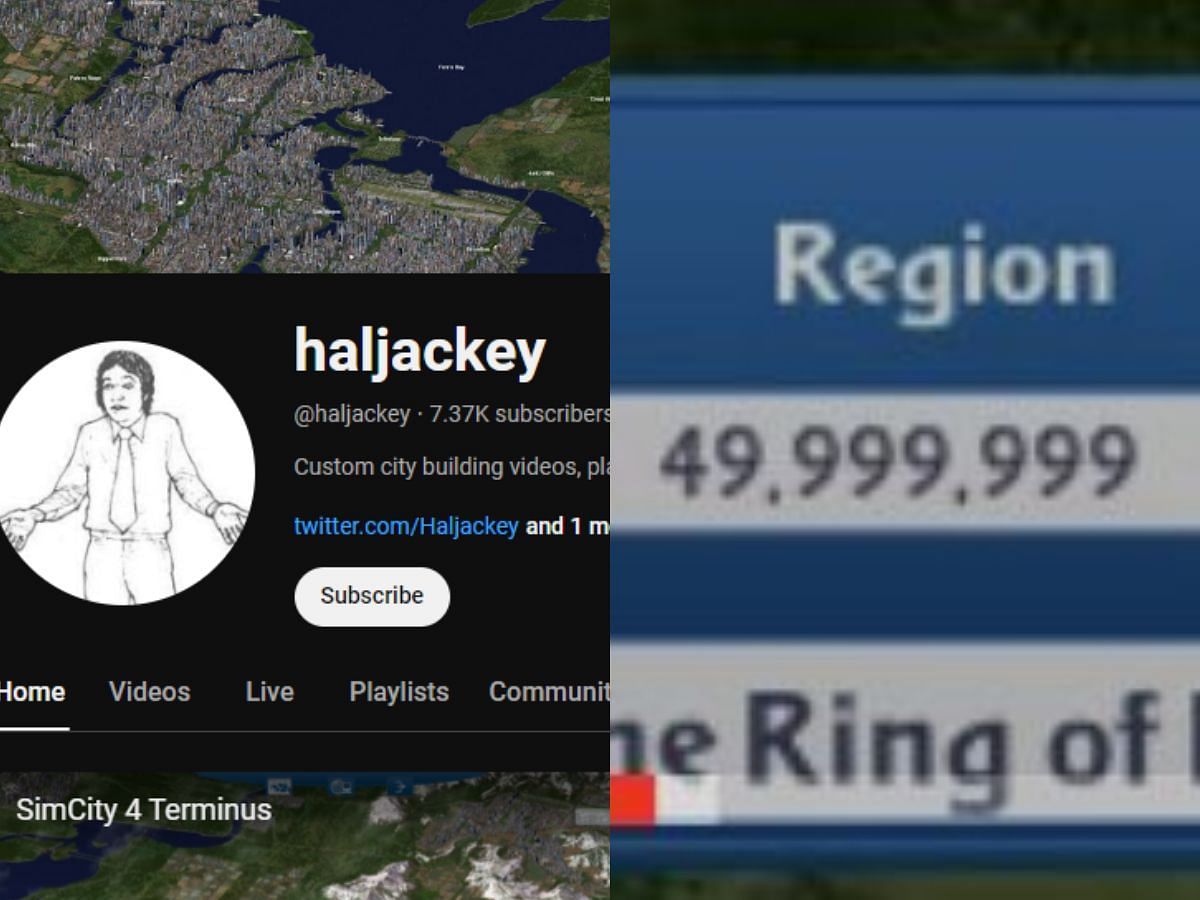 YouTuber Haljackey showcases his mega city in SimCity (Image via YouTube/Haljackey)