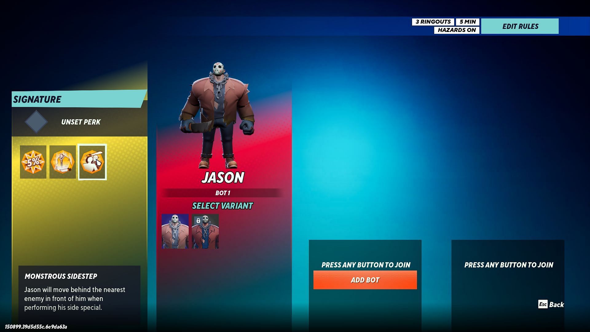 Monstrous Sidestep is the best signature perk for Jason (Image via Player First Games)