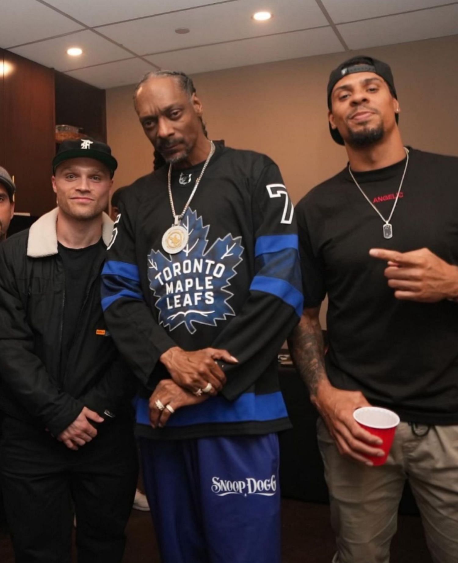 Ryan Reaves and Max Domi met with Snoop Dogg