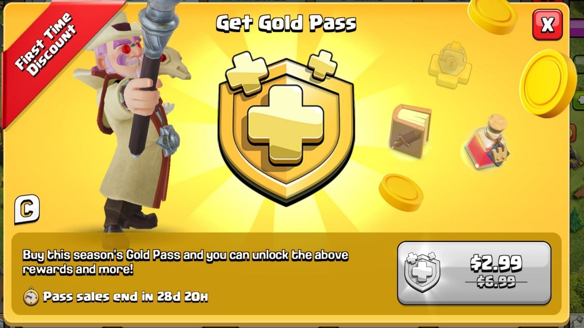 Gold Pass Price (Image via Supercell)