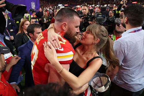 Taylor Swift at Super Bowl LVIII - San Francisco 49ers v Kansas City Chiefs