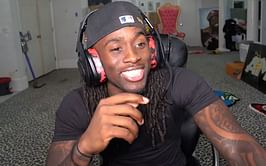 Kai Cenat bursts out laughing after being nominated for "Favorite Gamer" at Nickelodeon Kids' Choice Awards 2024