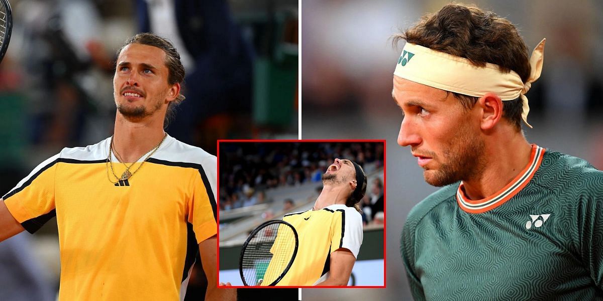 Alexander Zverev defeated Casper Ruud in the French Open 2024 semifinal.