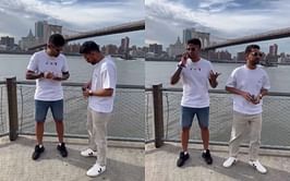 [Watch] "Awaaz aa rahi hai, hello?"- Suryakumar Yadav posts a hilarious reel from the USA to entertain his fans