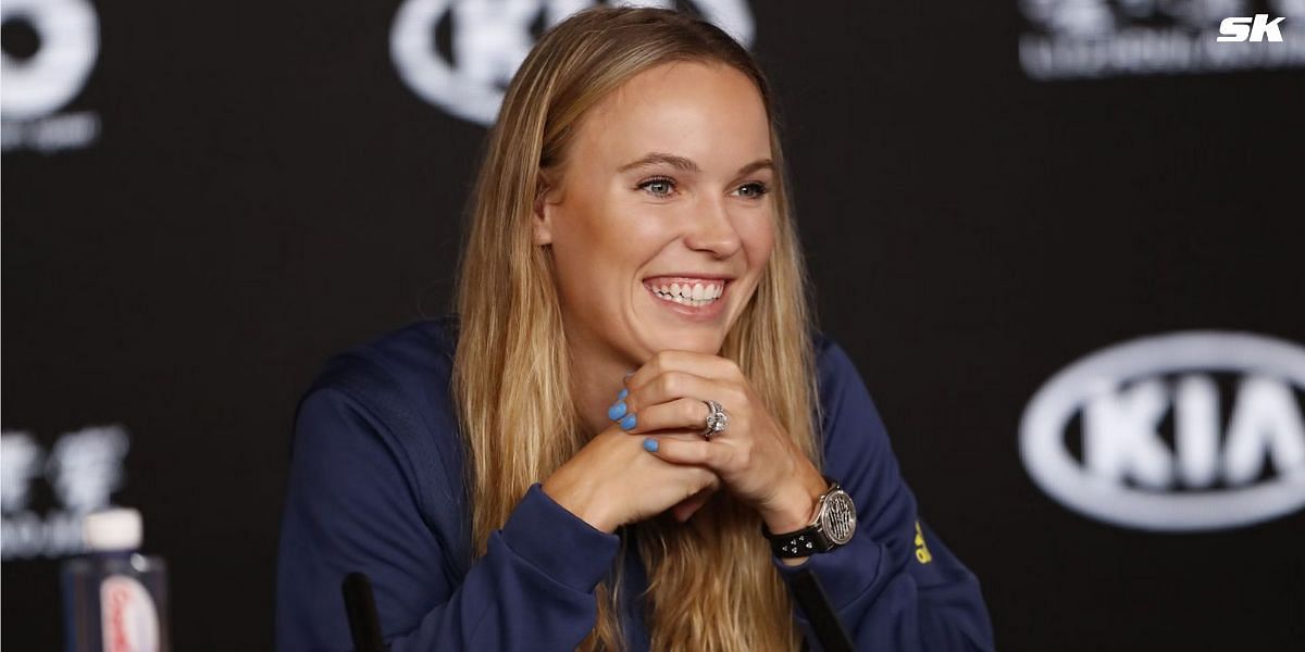 Caroline Wozniacki pictured at the 2020 Australian Open (Image Source: Getty)