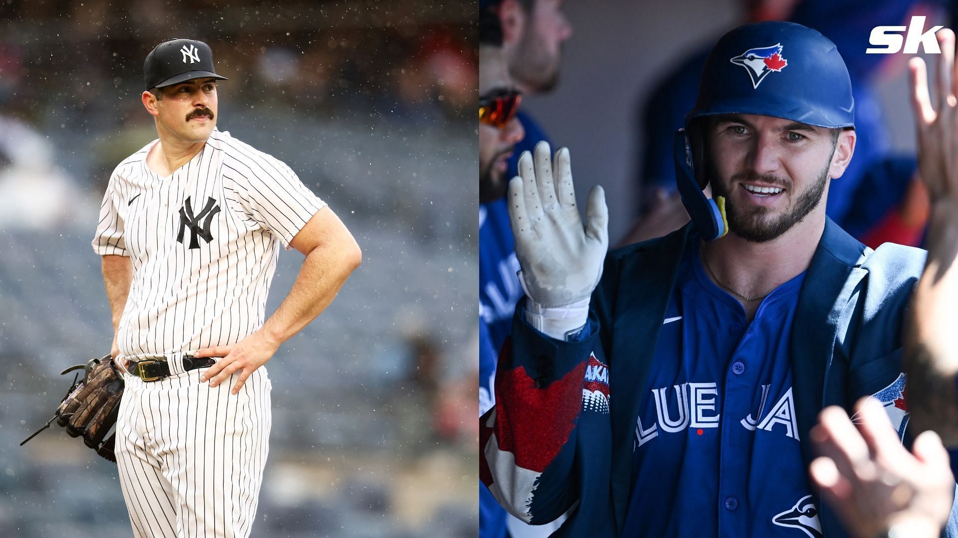 The Blue Jays and Yankees will play the first game of four on Thursday night