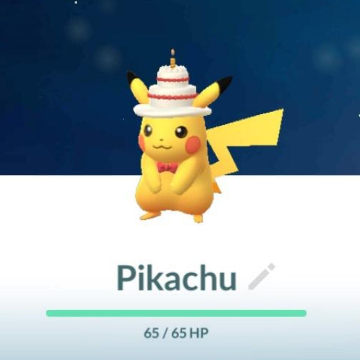 Cake Hat Pikachu (Image via TPC)