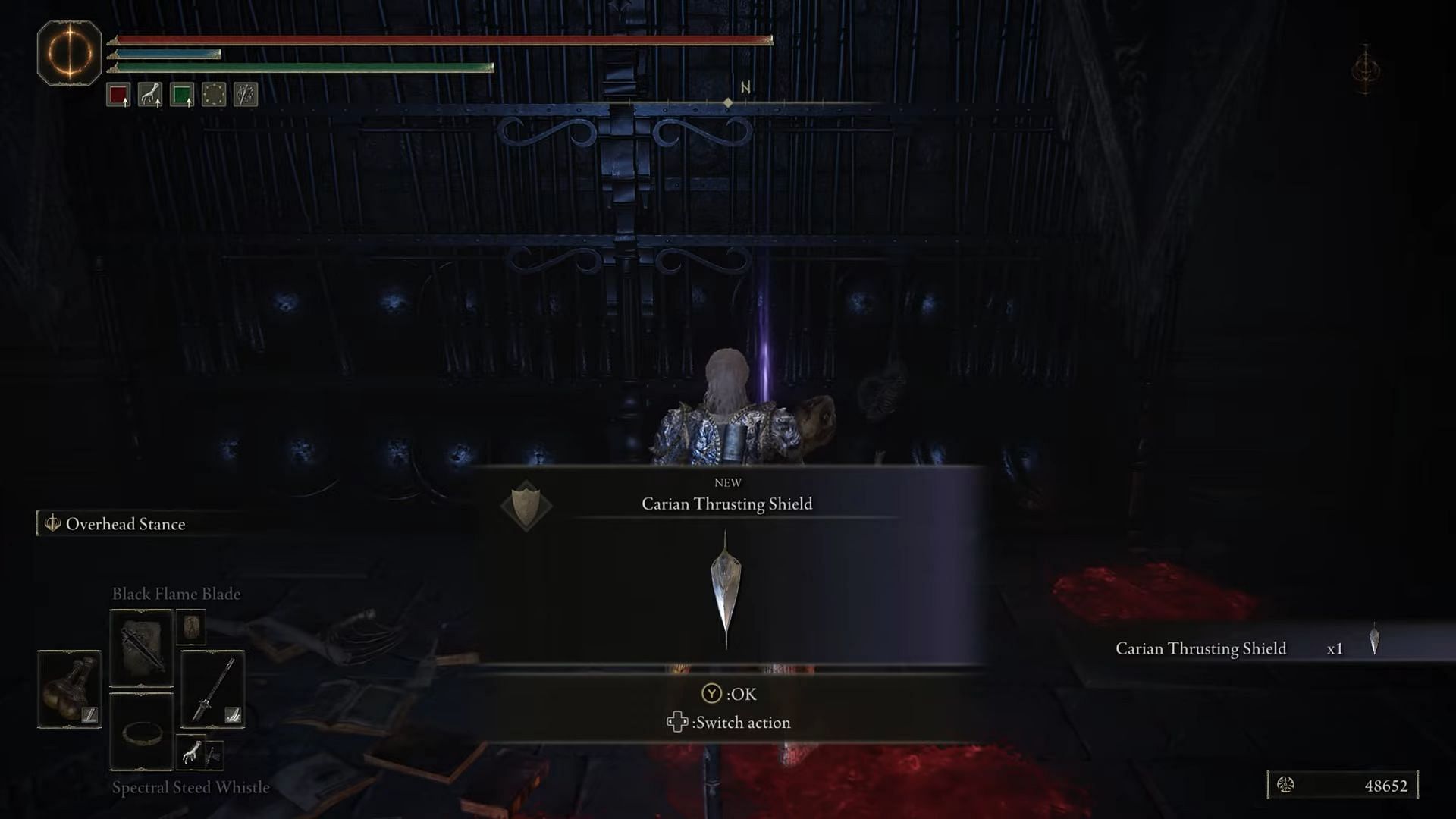 Carian Thrusting Shield (Image via FromSoftware || WaZeus on YouTube)