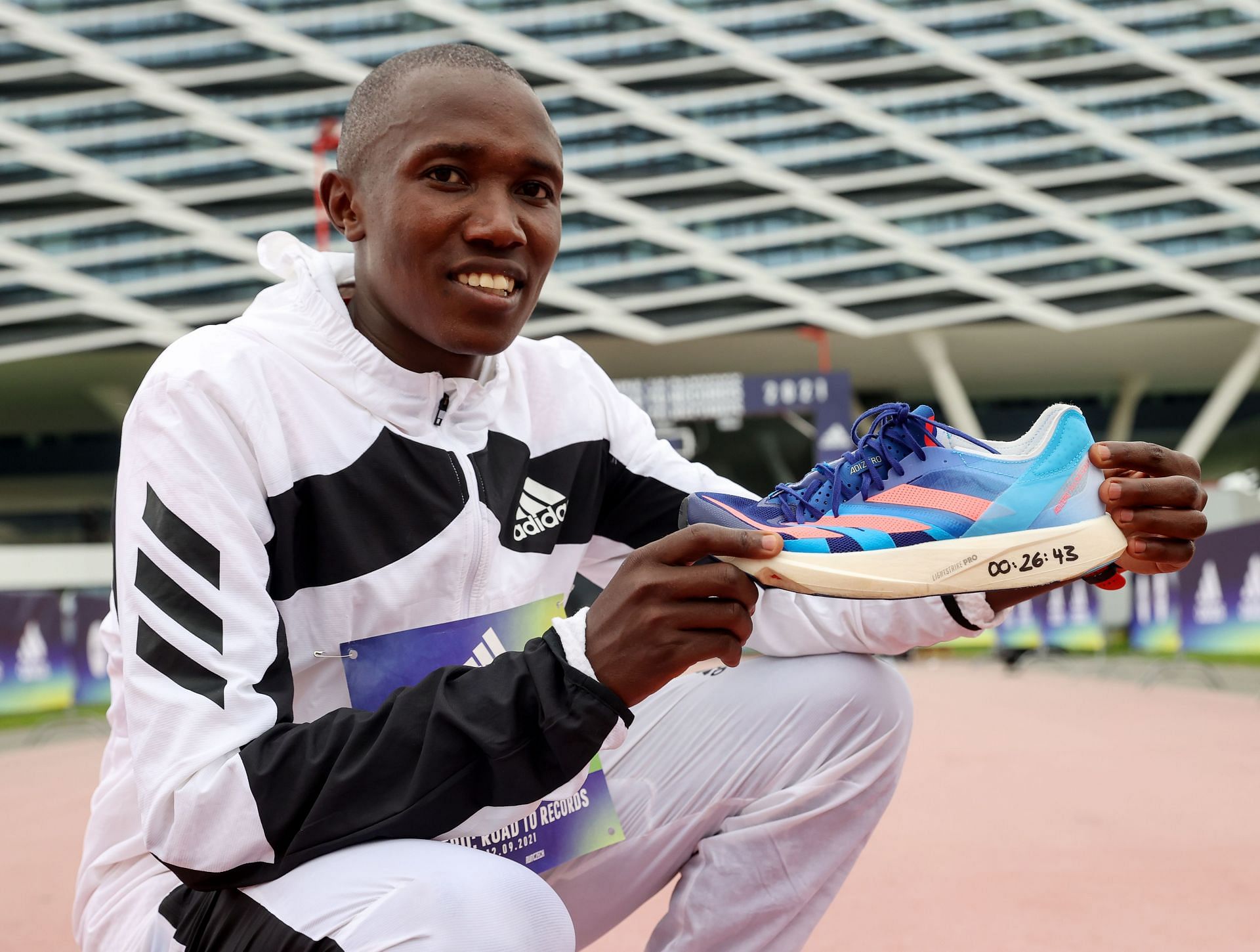 Rhonex Kipruto at the ADIZERO Road To Records Race.