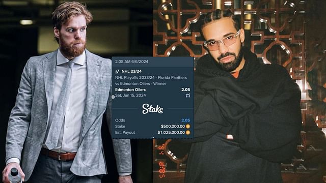 Drake bets $500,000 on Edmonton Oilers winning Stanley Cup