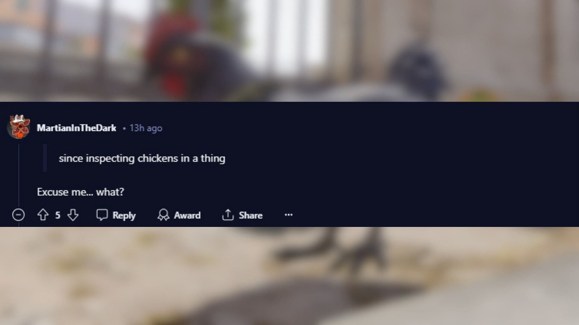 CS2 player confused with chicken update (Image via Reddit/u/MartianInTheDark)