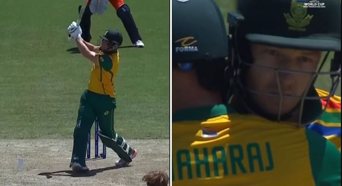 [Watch] David Miller smacks a 6 to take Proteas over the line in NED vs SA T20 World Cup nerve-wreaking thriller