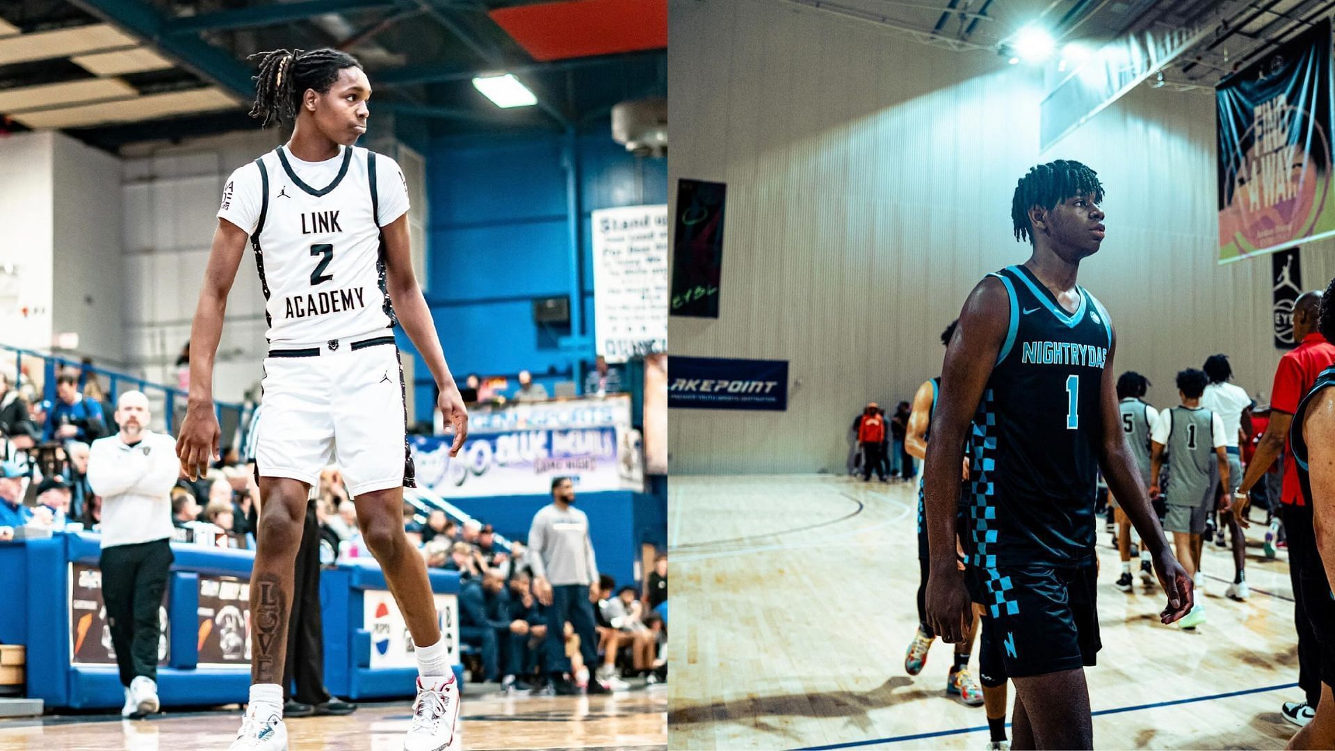 UNC top targets Jasper Johnson (left) and Caleb Wilson (right)