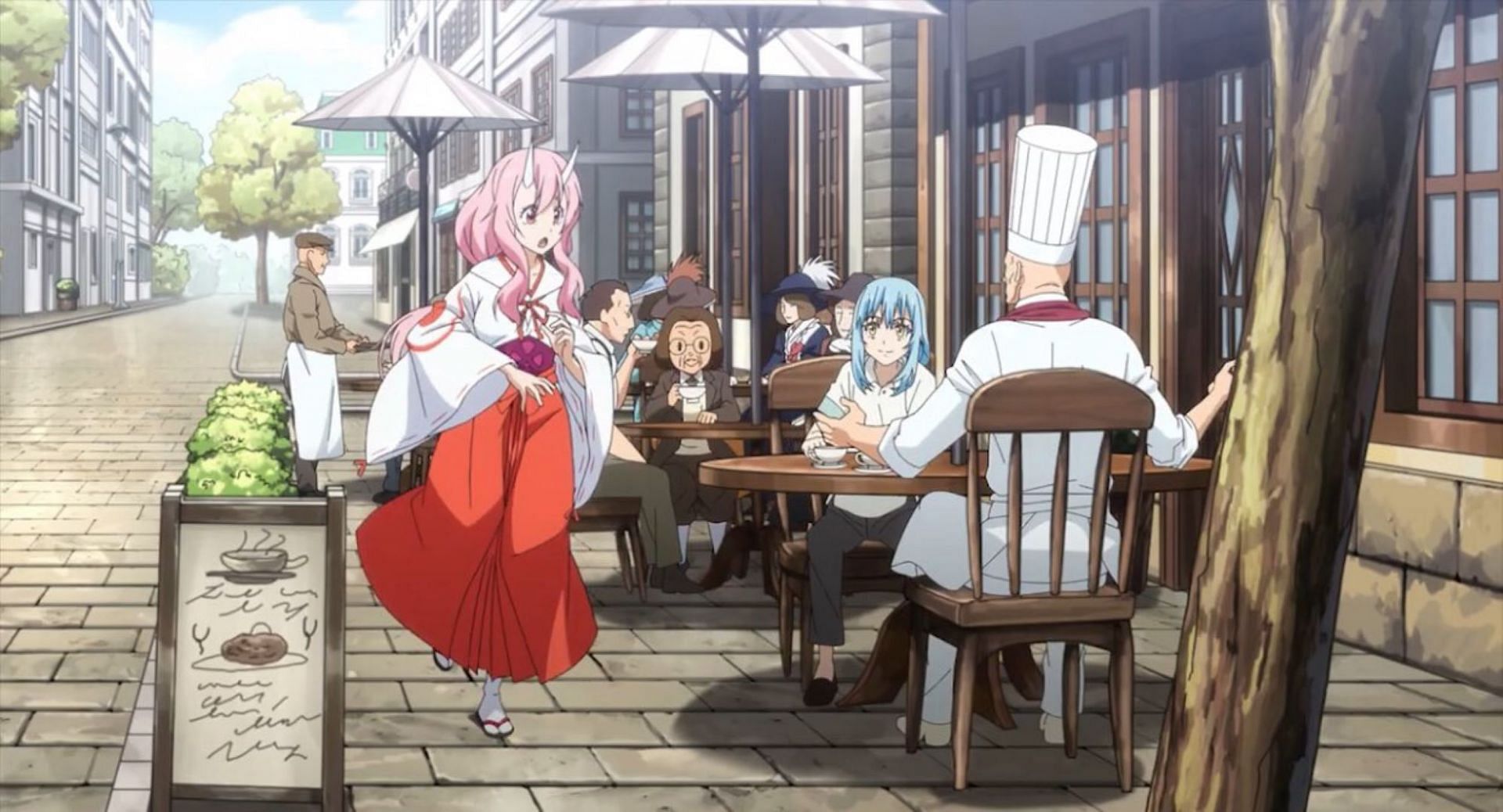 Shuna, Rimuru, and Yoshida in the episode (Image via 8Bit)