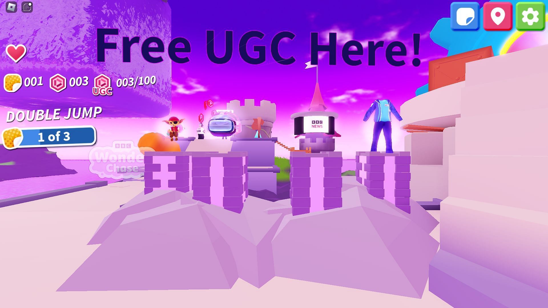 The Free UGC Here station (Image via Roblox)