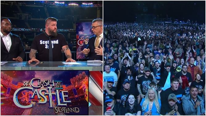 Major WWE Superstar spotted wearing walking boot for injury at Clash at the Castle