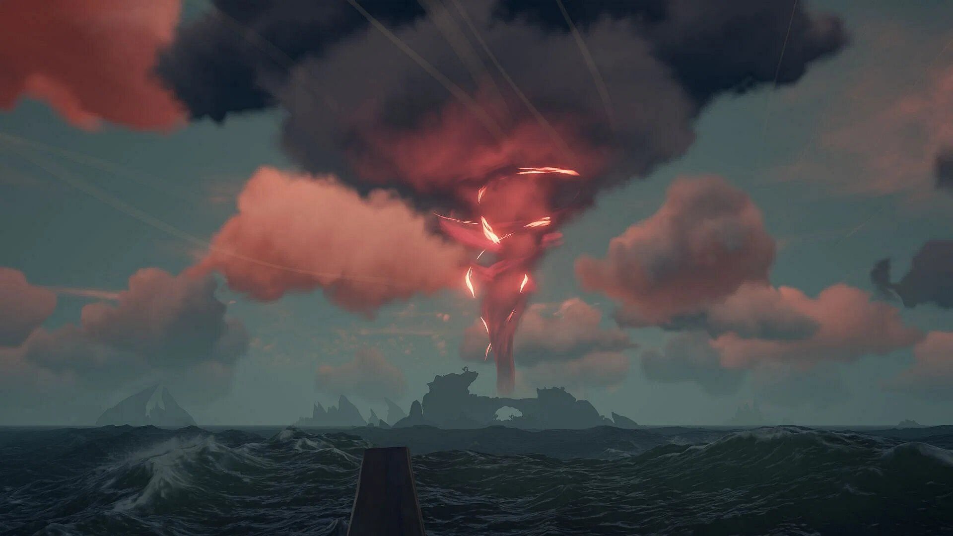 Ashen Winds is denoted by a red tornado cloud (Image via Rare)