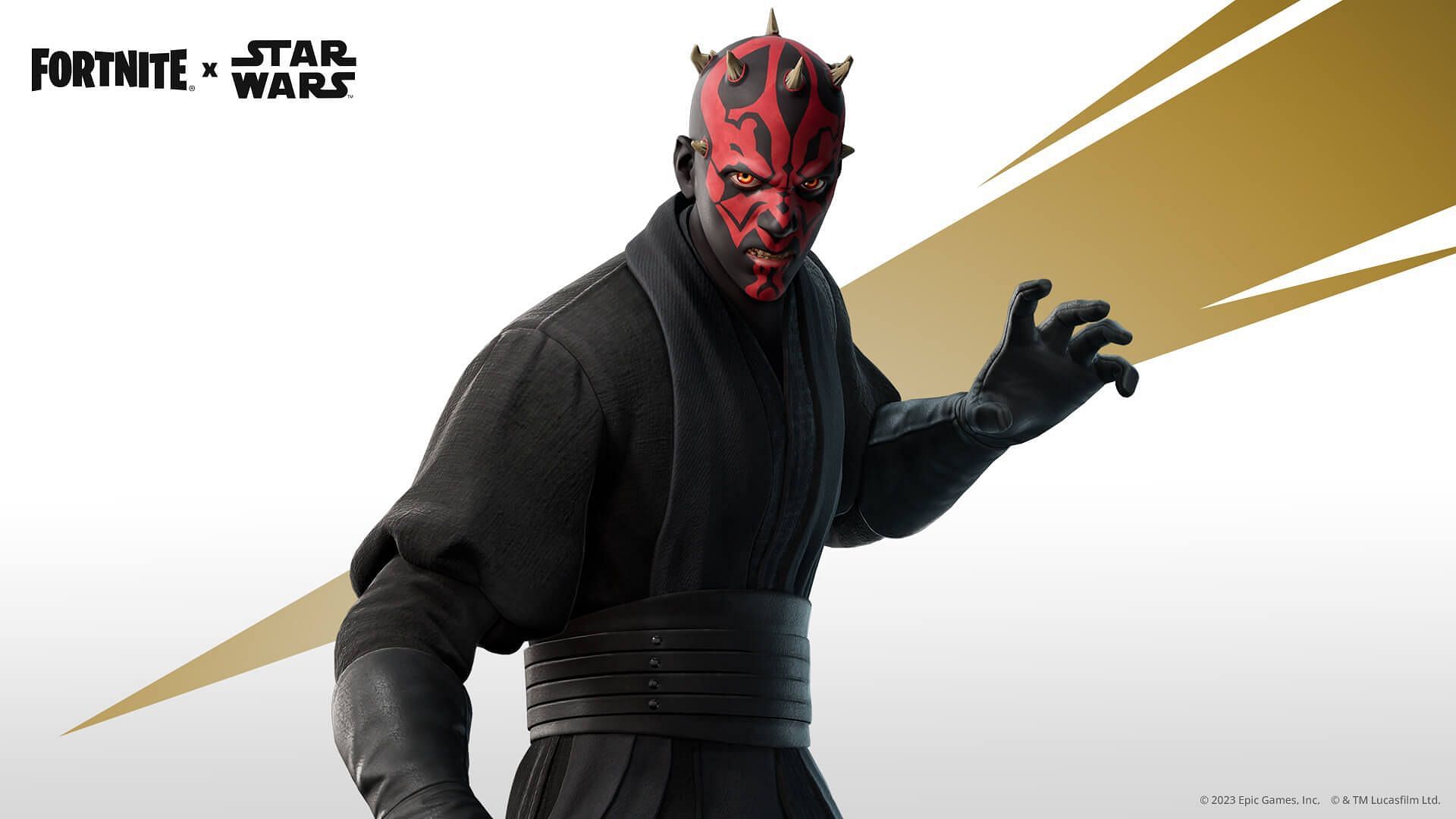 Darth Maul skin is listed in Fortnite (Image via Epic Games)