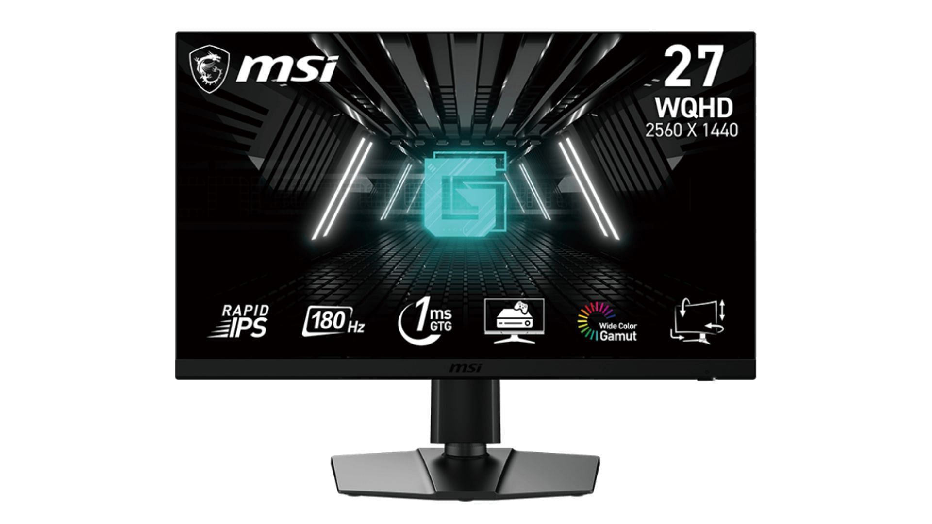 MSI G272QPF E2 27&quot; is the cheapest in this list of QHD monitors. (Image via MSI)