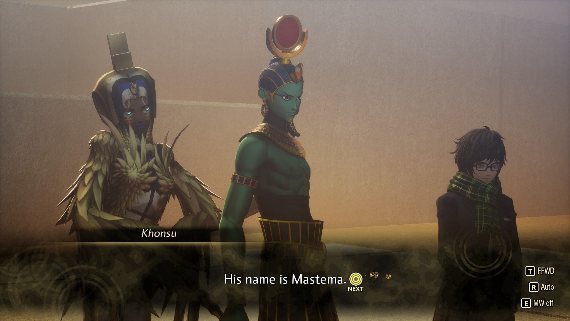 Khonsu will aid you once defeat him (Image via Atlus)