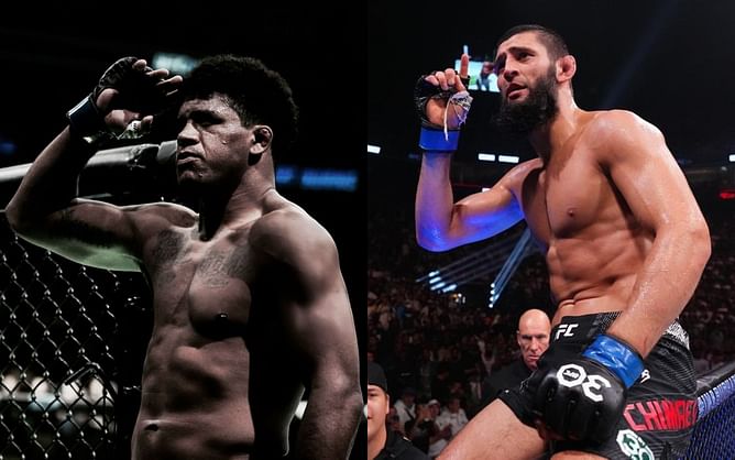 Gilbert Burns reacts to former opponent Khamzat Chimaev withdrawing from Robert Whittaker fight due to serious illness
