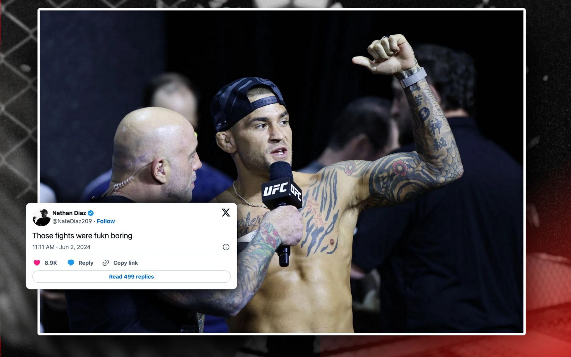 MMA world reacts to Dustin Poirier