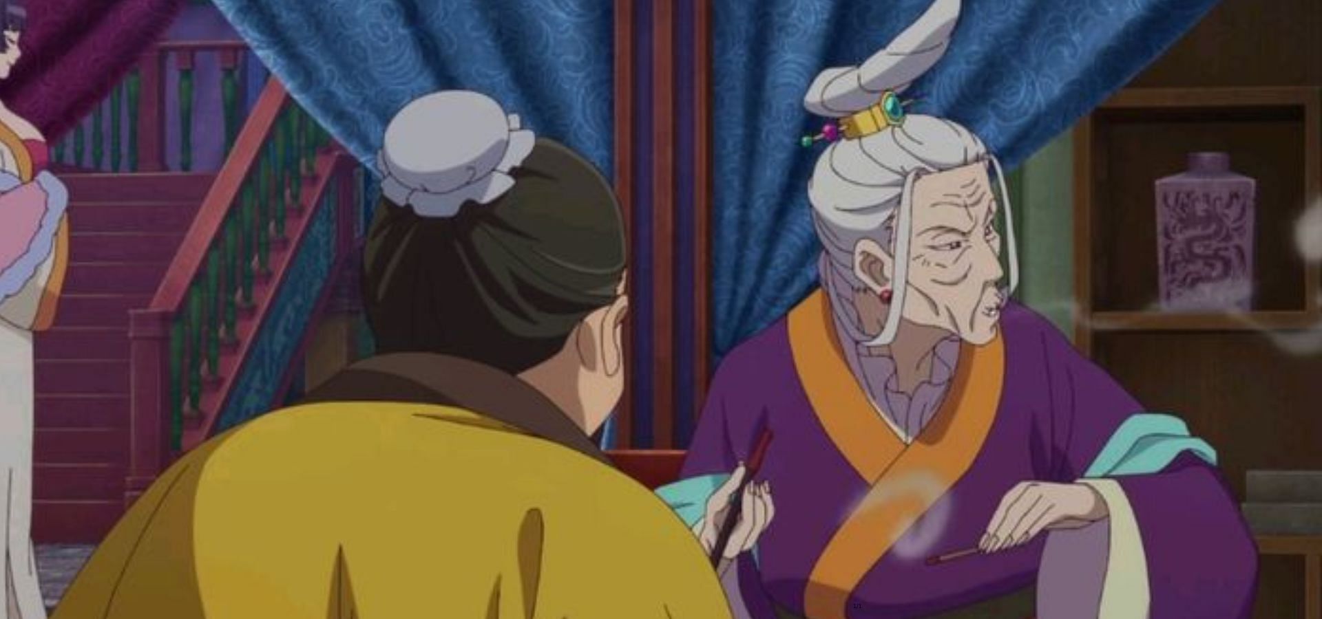 Madam as shown in the anime (Image via Toho Animation Studio)