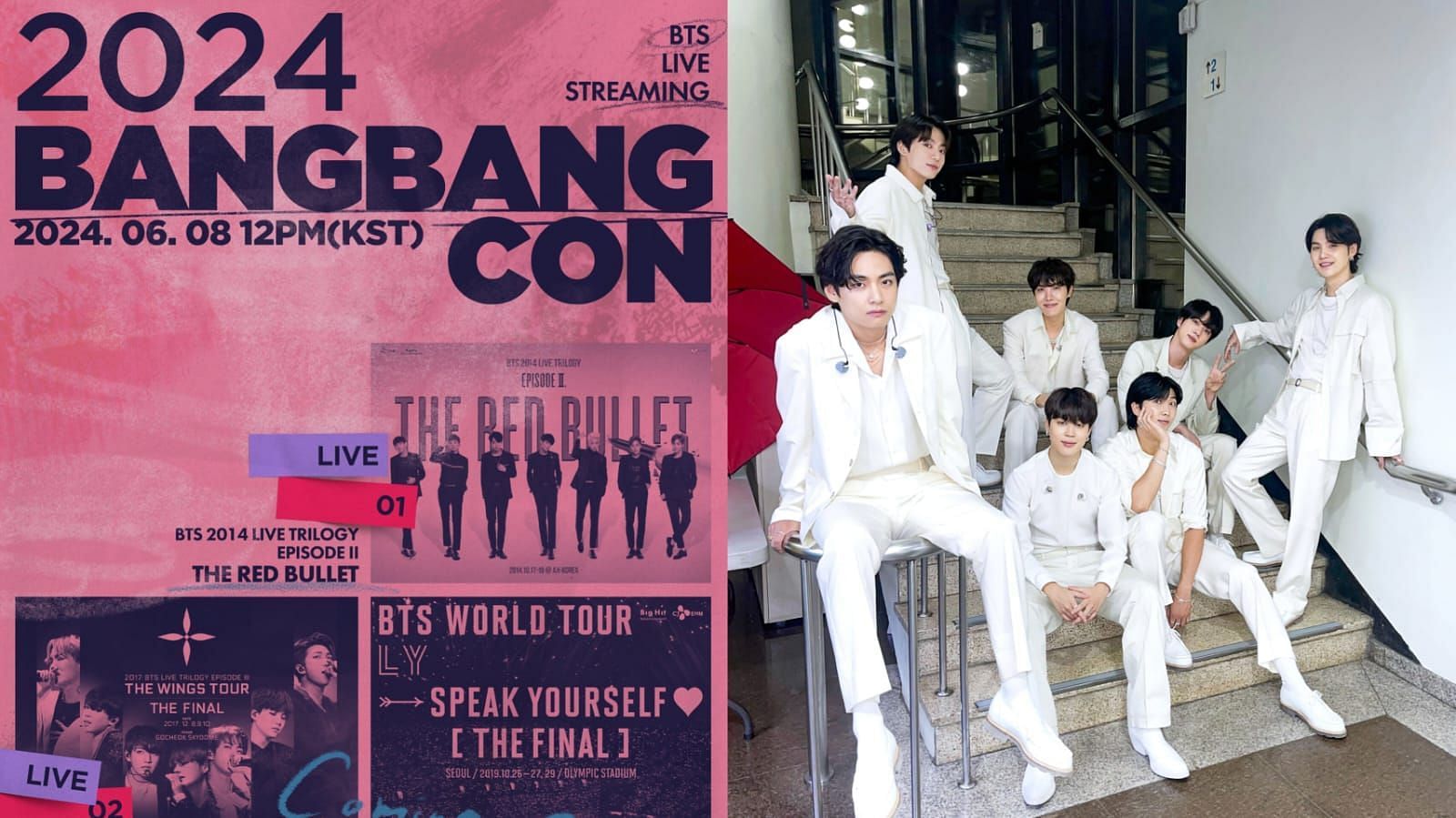BTS drops an official poster for BANGBANGCON (Image via @bts_bighit/X)