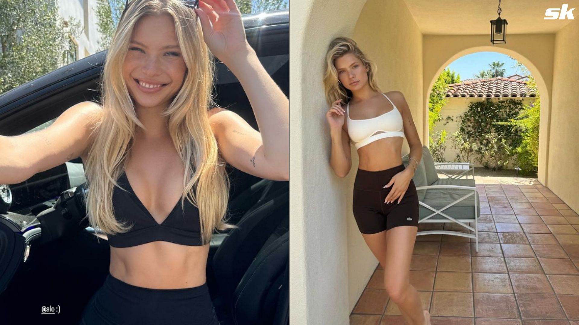 Josie Canseco rocks in all-black Alo gym wear (Source: Instagram/ Josie Canseco)