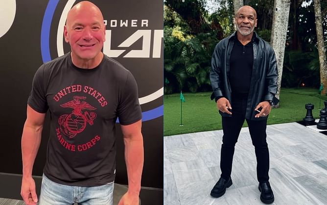 Dana White gives curt reaction to Mike Tyson's ulcer flare-up delaying Jake Paul fight