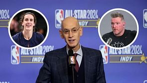 "They're gonna occasionally misstep" - Adam Silver breaks silence on Pat McAfee's 'white b*tch' remarks on Caitlin Clark