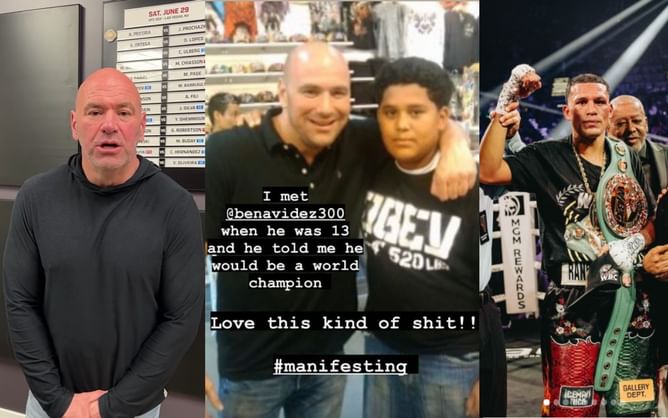 Dana White sheds light on promise 13-year-old David Benavidez made to him: "Love this kind of sh*t"