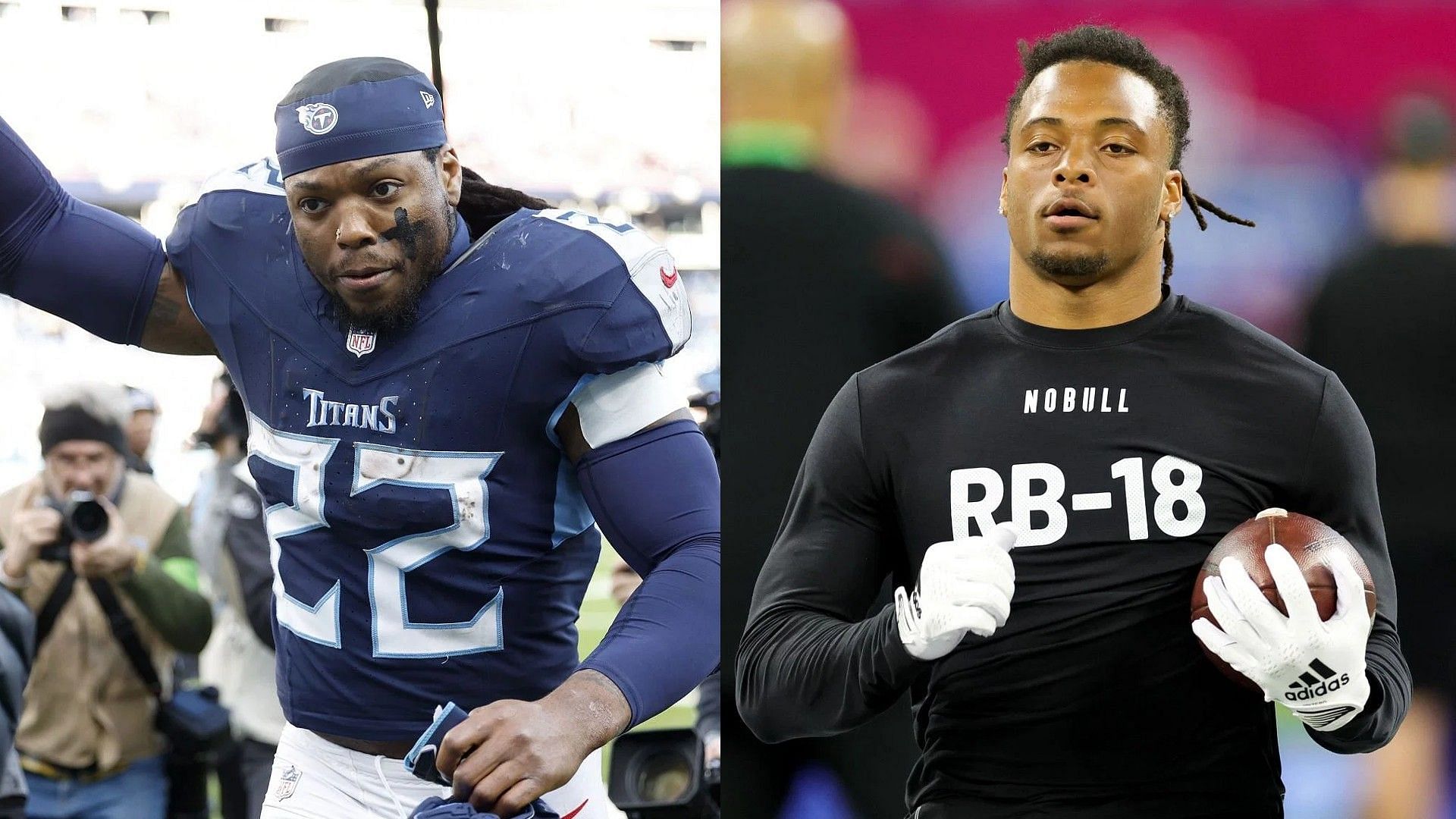 Top 10 RB duos in 2024 NFL season feat. Derrick Henry &amp; Keaton Mitchell