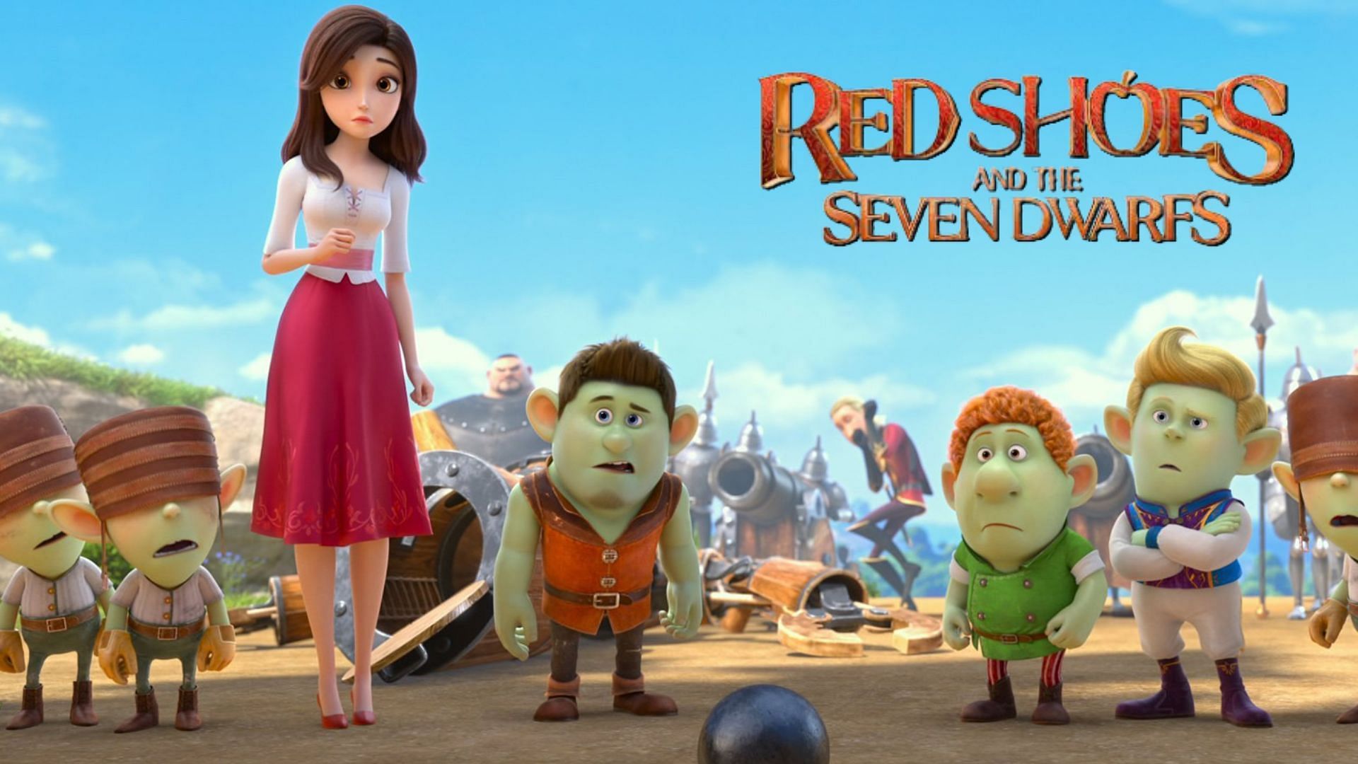 Red Shoes &amp; The Seven Dwarfs ( Image via Prime Video)