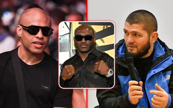 "If you're nervous, don't talk" - Khabib Nurmagomedov shuts down Ali Abdelaziz, plays matchmaker for Kamaru Usman in UFC behind-the-scenes