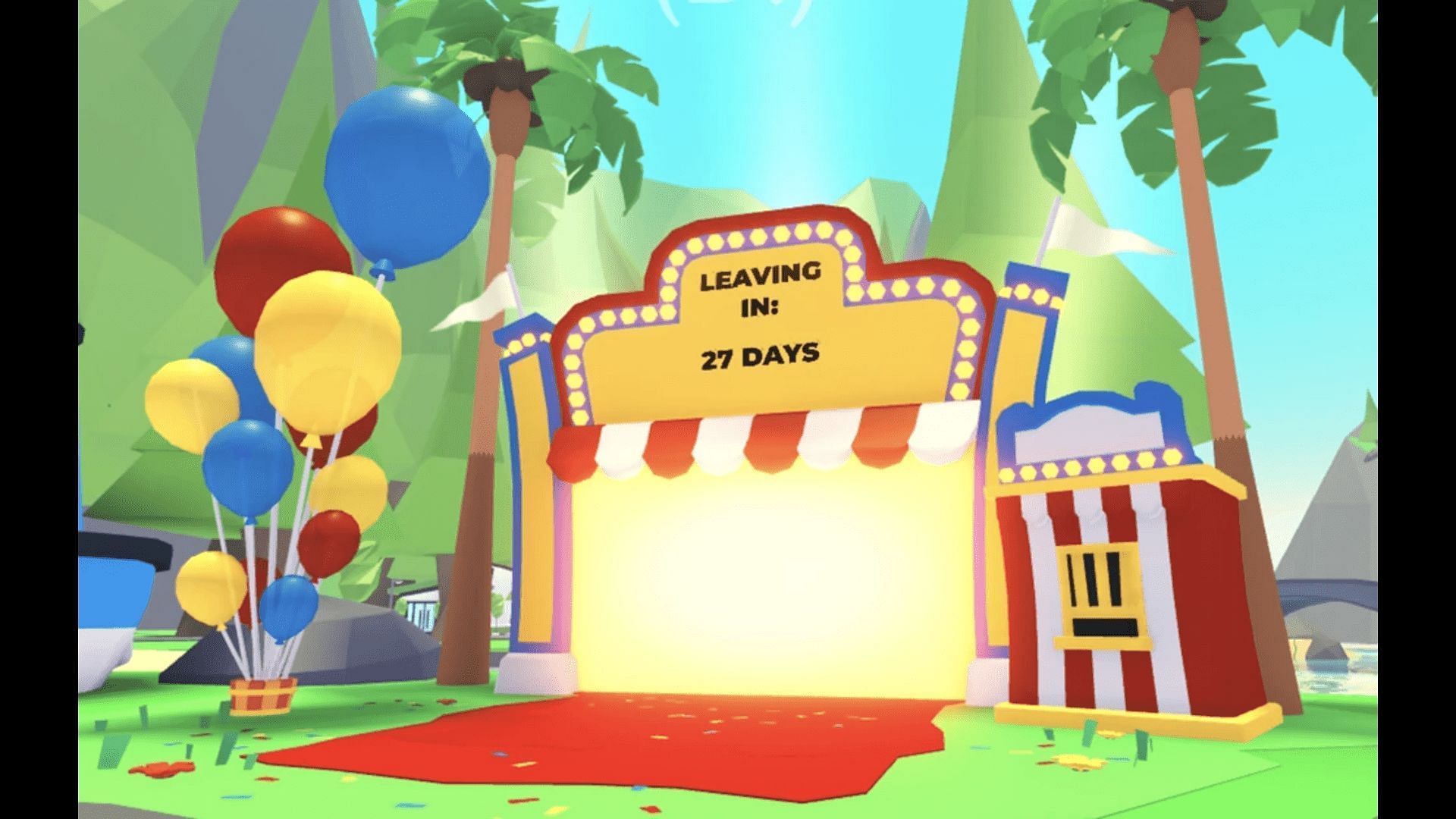 Entrance of the Summer State Fair in Adopt Me (Image via Roblox)