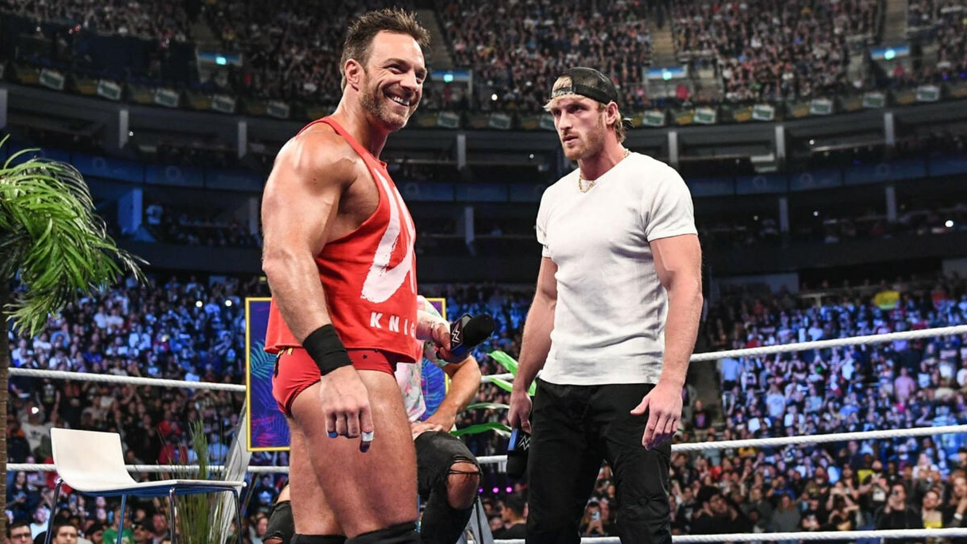 LA Knight and Logan Paul [Image credits: WWE.com]