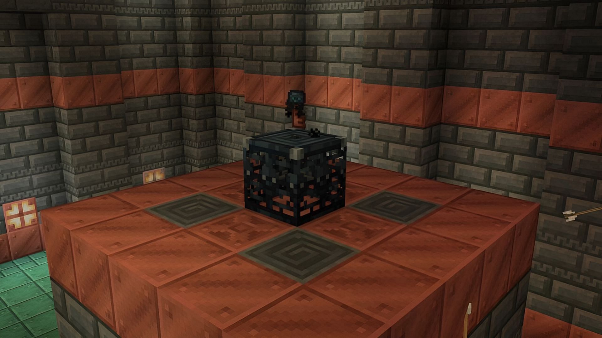Trial keys can be obtained from Minecraft 1.21&#039;s trial spawners and via certain containers (Image via Mojang)