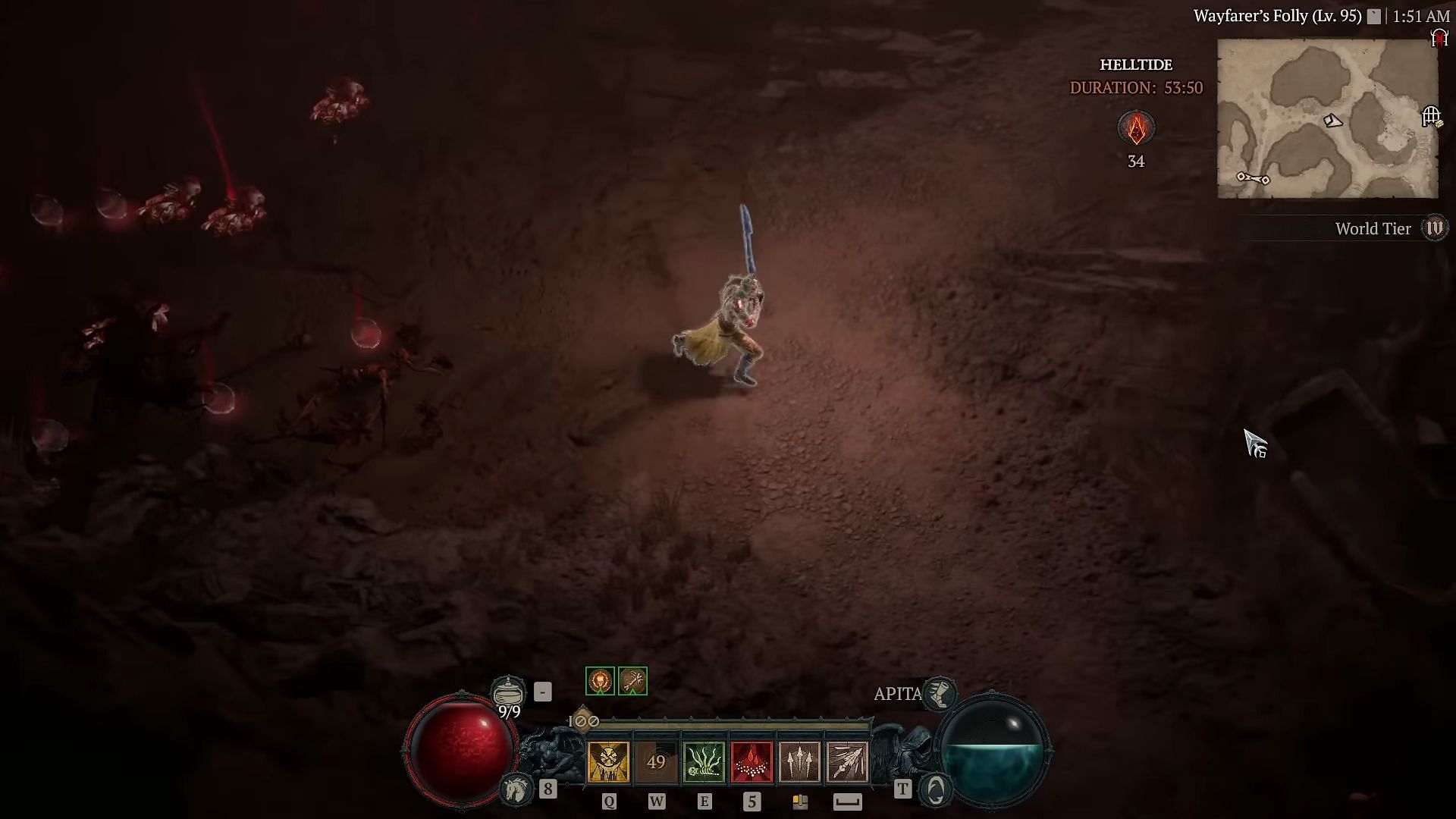 Diablo 4 lets you explore dungeons (Image via Blizzard Entertainment)