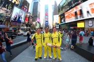 Australian Cricketers Visit New York