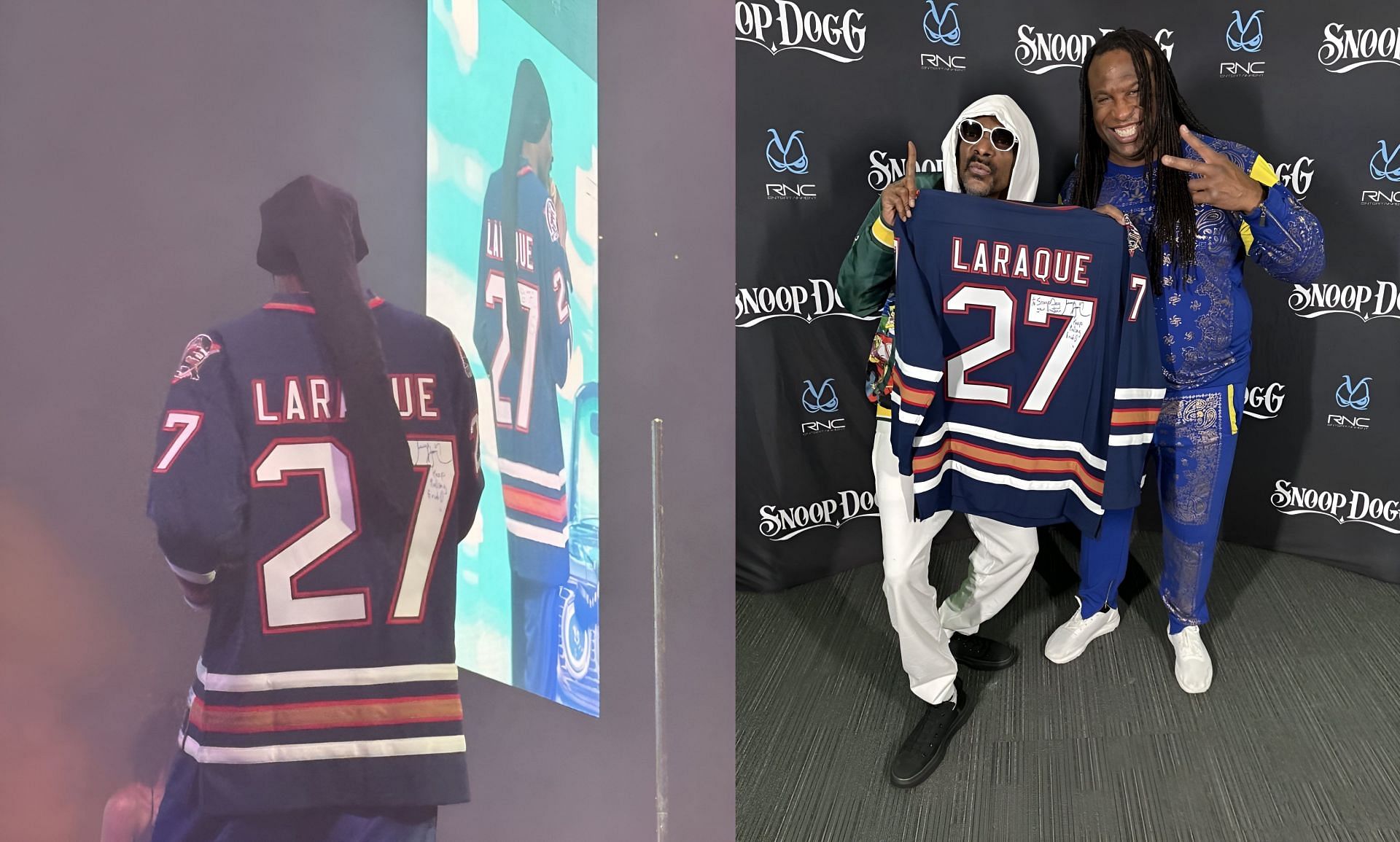 NHL fans react as Snoop Dogg takes over Edmonton Oilers arena donning ex-Oiler Georges Laraque